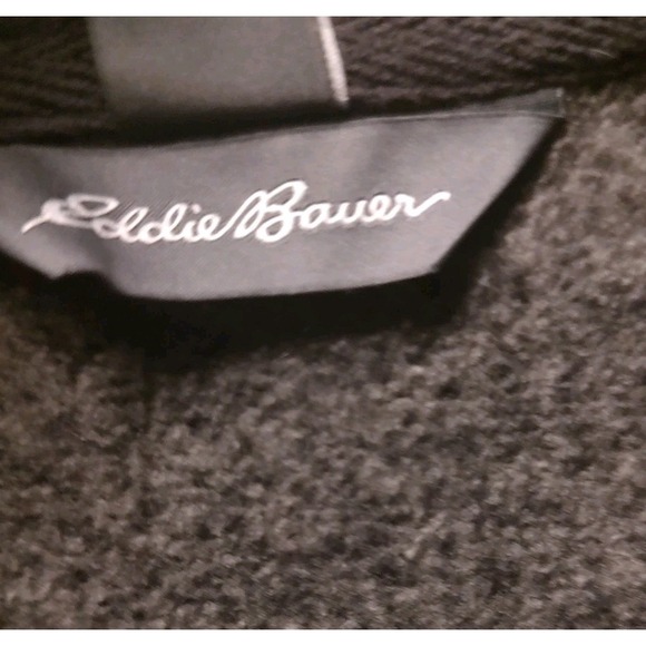 Eddie Bauer Men Pre-Ownened XL Radiator Fleece Snap Mock Neck Pullover Sweater - Picture 5 of 5